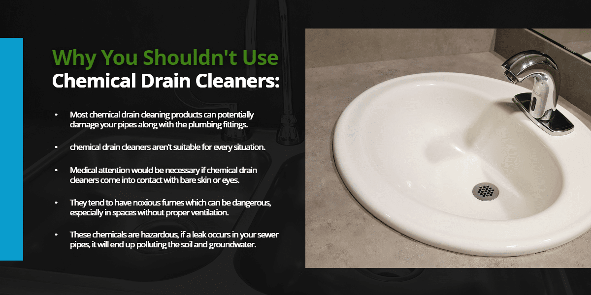 Why you shouldn’t use chemical drain cleaners | Clean Freaks