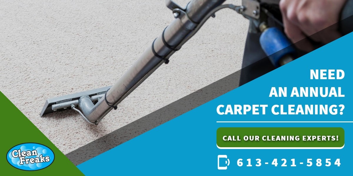 Need an annual carpet cleaning? | Clean Freaks